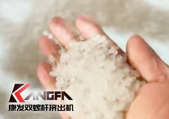 75双螺杆挤出机水下切粒维保试机